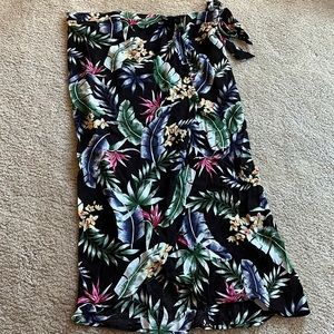 Womens wrap around long skirt